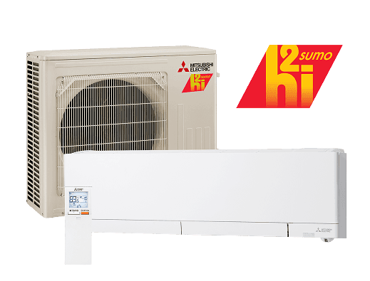 Thermopompe murale inverter installée dans une résidence